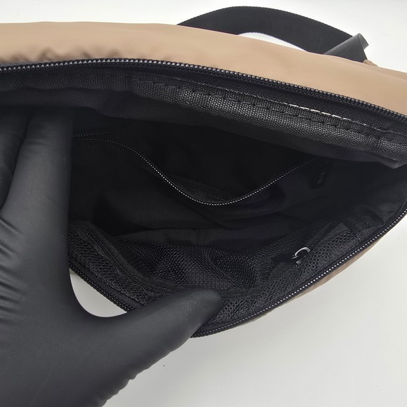 Calpak Kaya‎ Belt Bag Fanny Pack Quilted Tan Adjustable Strap - Picture 10 of 11